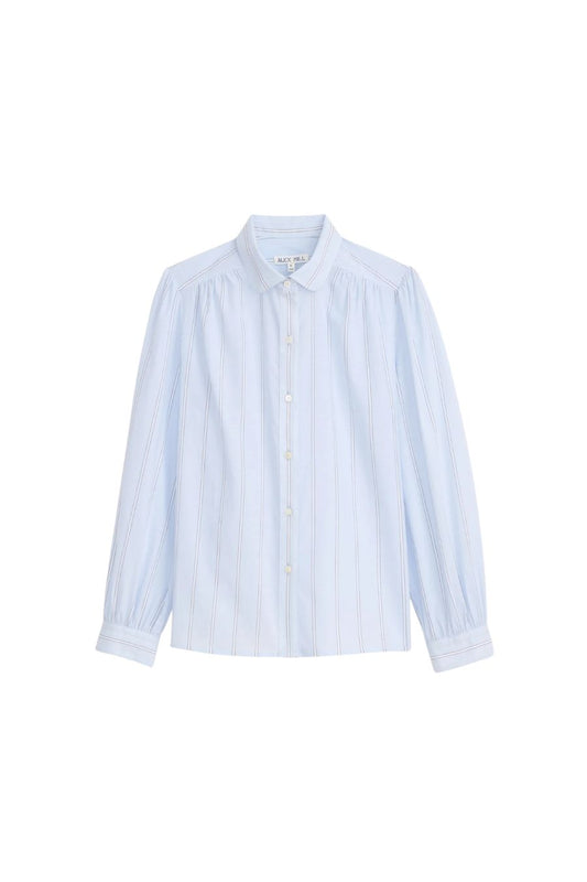 Hana Shirt in Blue Ground Stripe