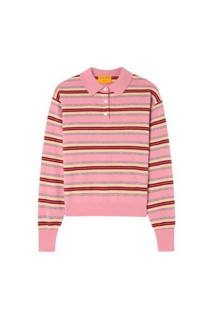 Collegiate Stripe Polo in Sprinkle Combo