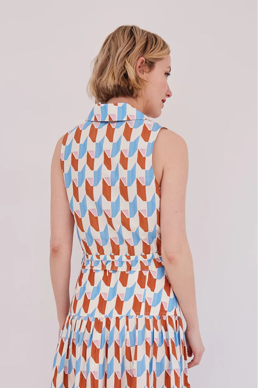 Hannah Top in Talavera Tile Ivory