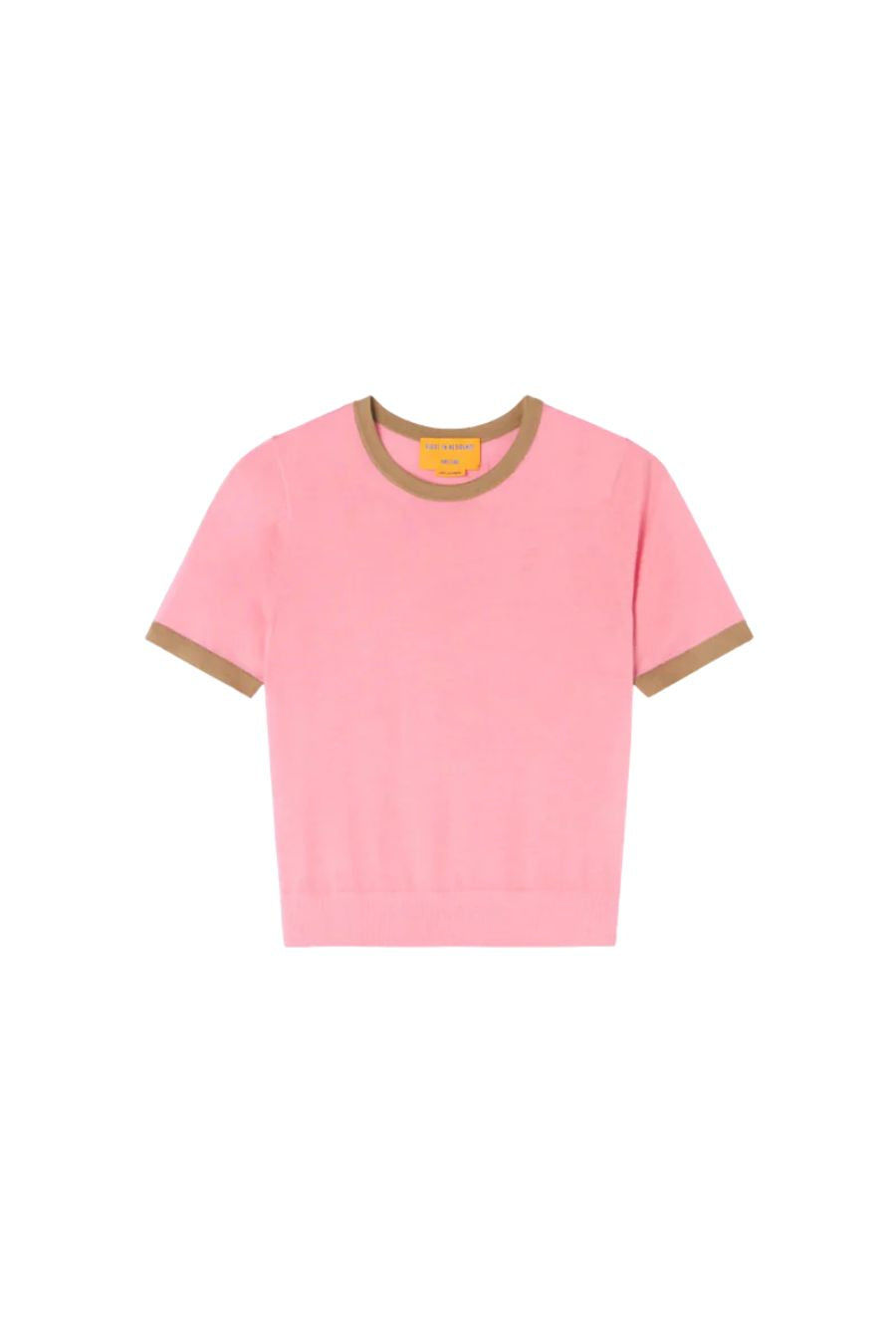 Airy Ringer Tee in Sprinkle/Camel