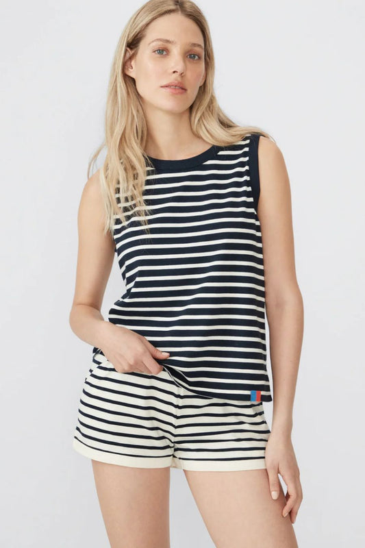 The Tank in Navy/Cream