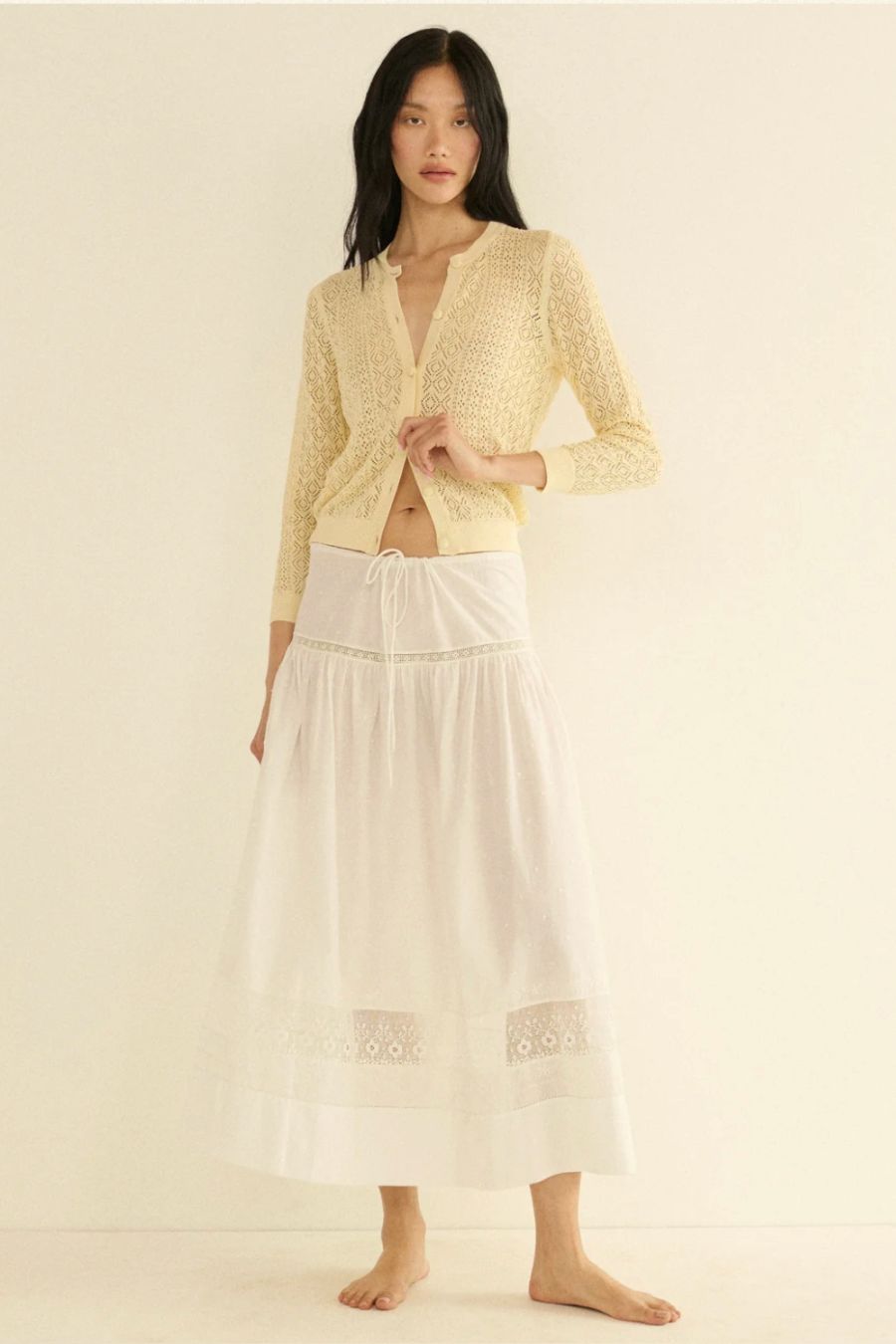 Diane Cardigan in Vanilla
