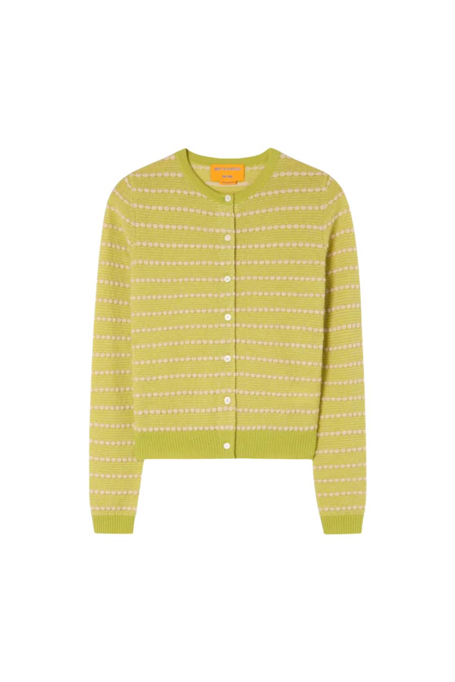 Pebble Stripe Jane Cardigan in Evoo Combo