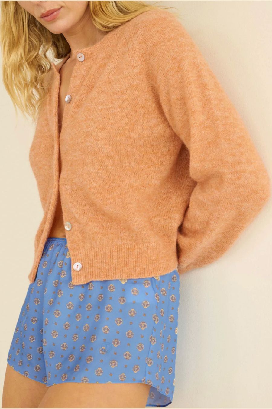 Petra Cardigan in Coral