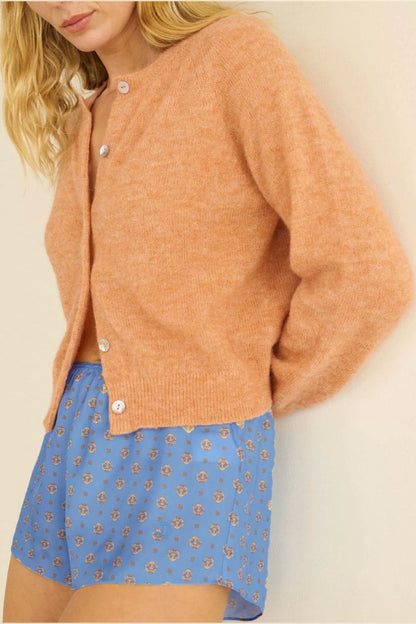 Petra Cardigan in Coral