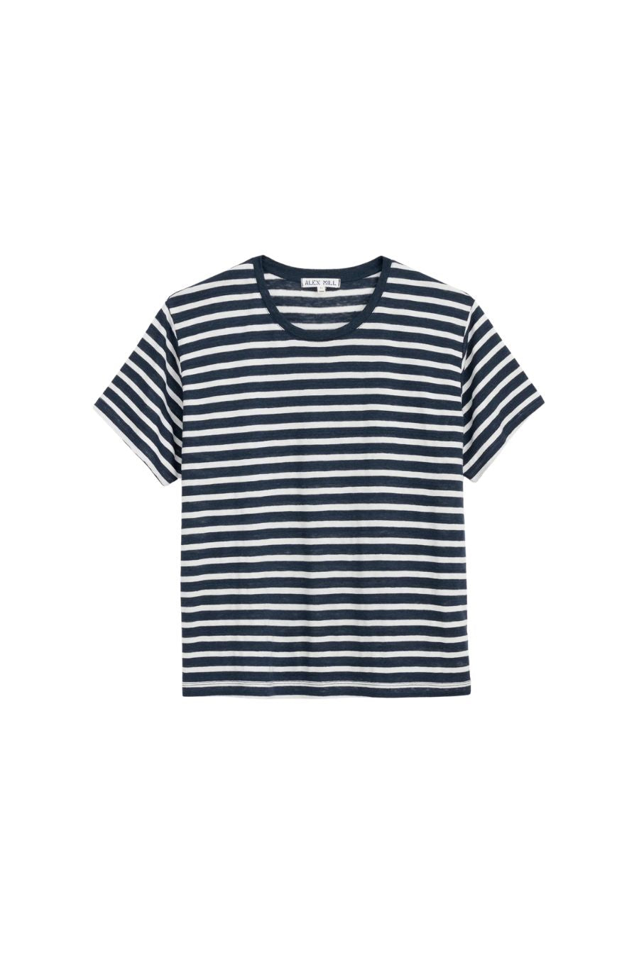 Garcon Striped Tee in Navy/Off White