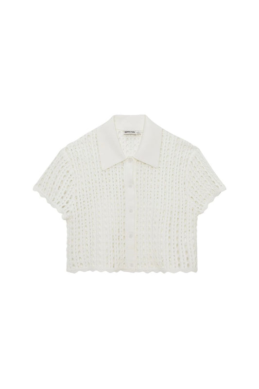 Arlan Open Stitch Camp in Ivory