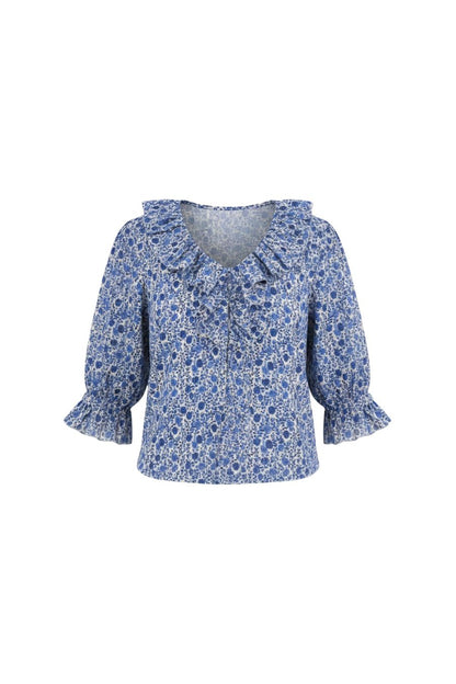 Imogen Top in Bermuda Blooms