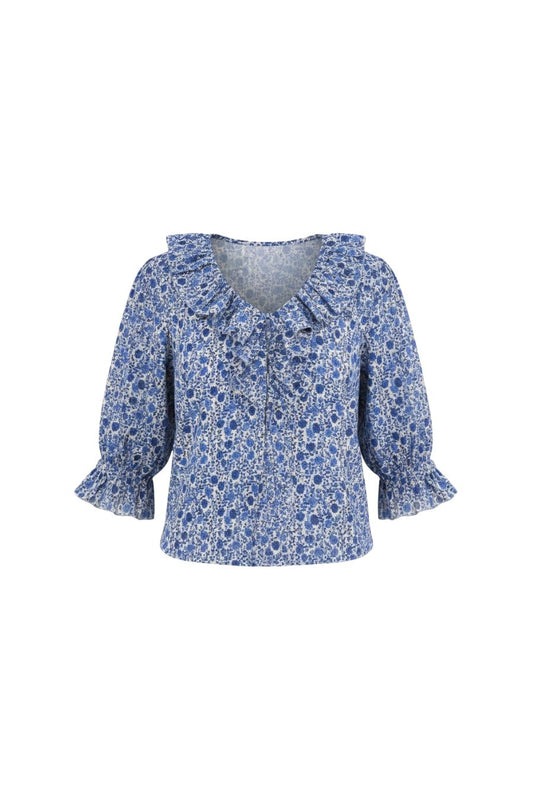 Imogen Top in Bermuda Blooms