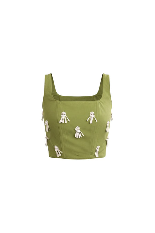 Carissa Bustier in Palm Sand Dollars