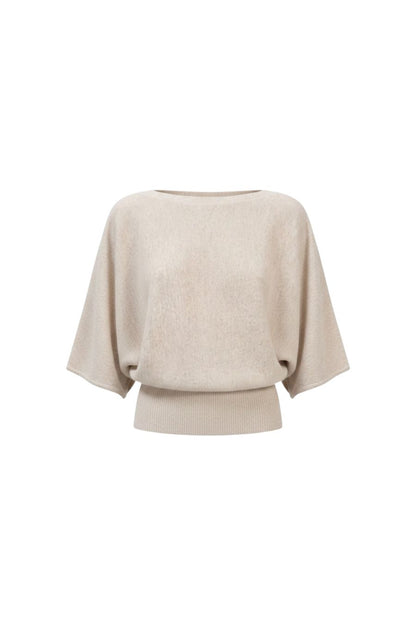 Shai Boxy Tee in Stone