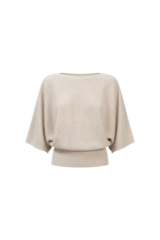 Shai Boxy Tee in Stone
