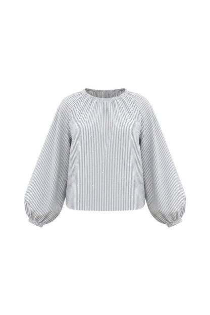 Rue Blouse in Starlight Embellished Stripe