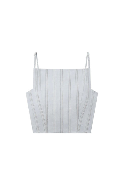 Elliott Top in Isla Stripe