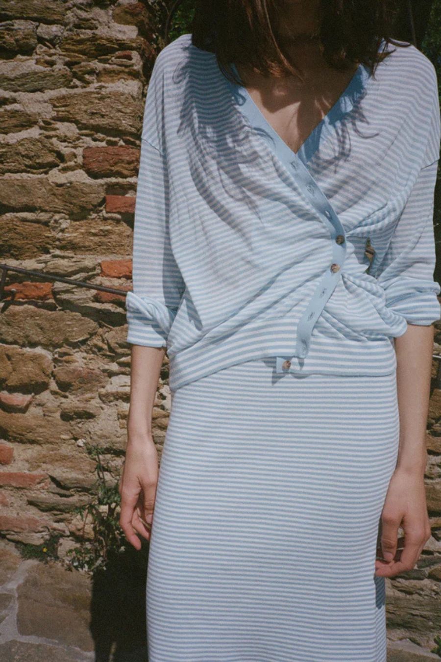 Jorgie Sheer Cardigan in Periwinkle