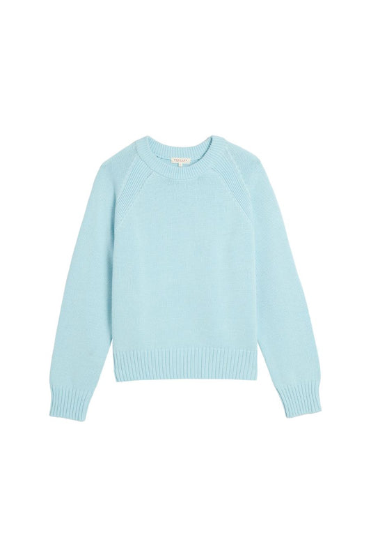 Natalia Cotton Sweater in Glacier