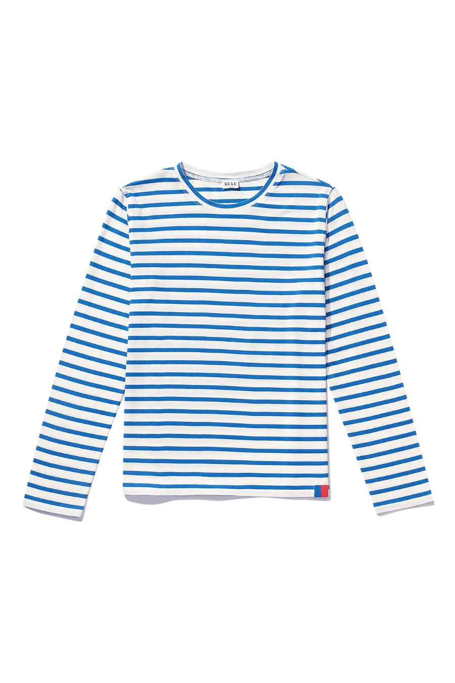 The Modern Long in White/Royal Blue