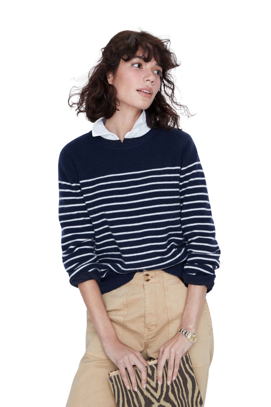 The Betty in Navy/Cream