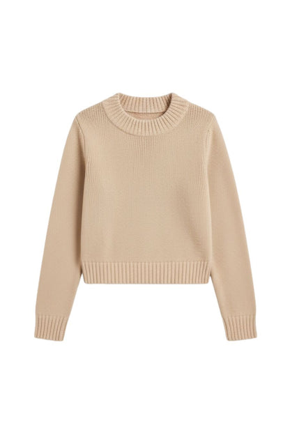Solid Mini Marin Sweater in Camel