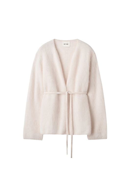 Brushed Cardigan in Powder