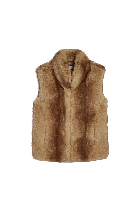 Laila Mink Vest in Blonde Mink