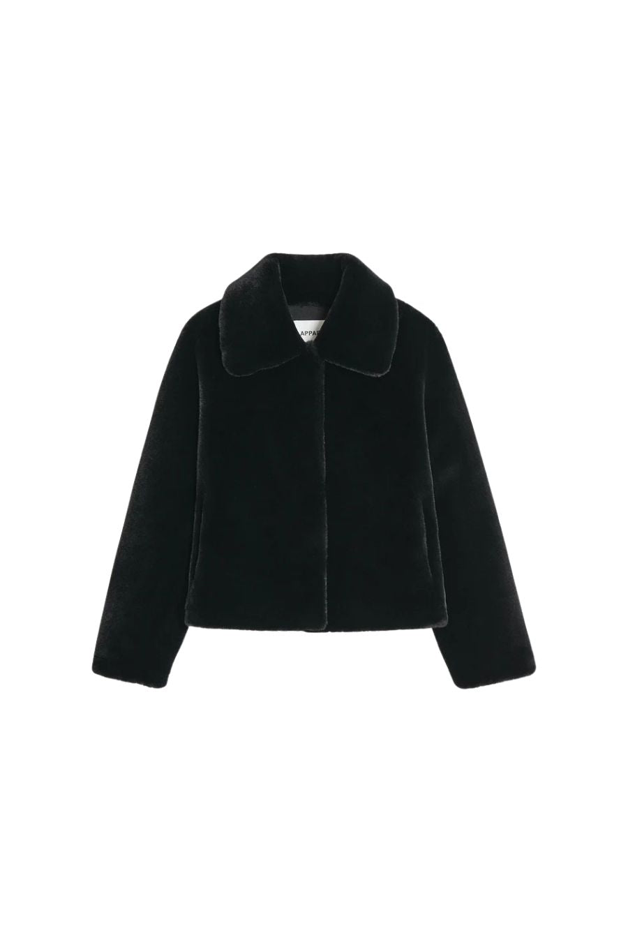 Elis Coat in Noir