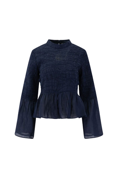 Imogen L/S Top in Navy