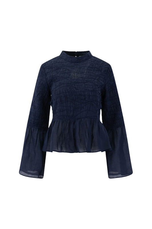 Imogen L/S Top in Navy