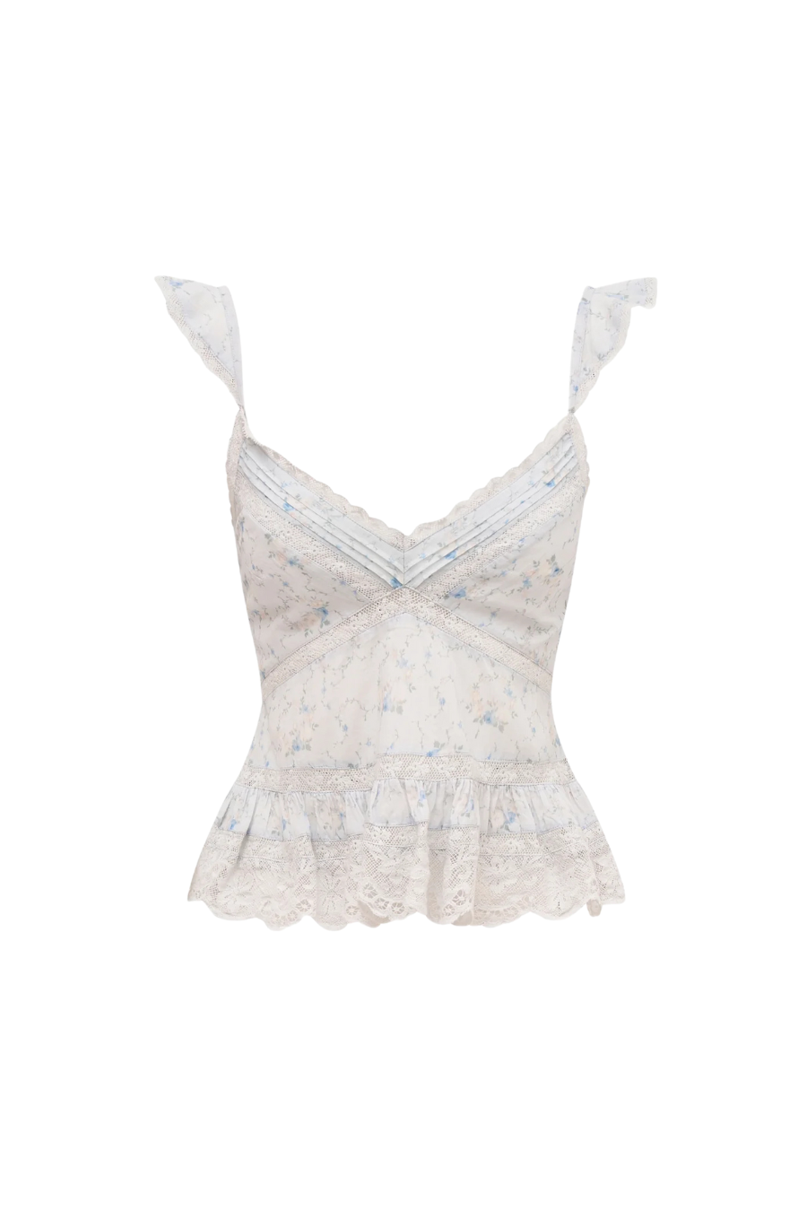 Lainie Top in Snowdrop Blue