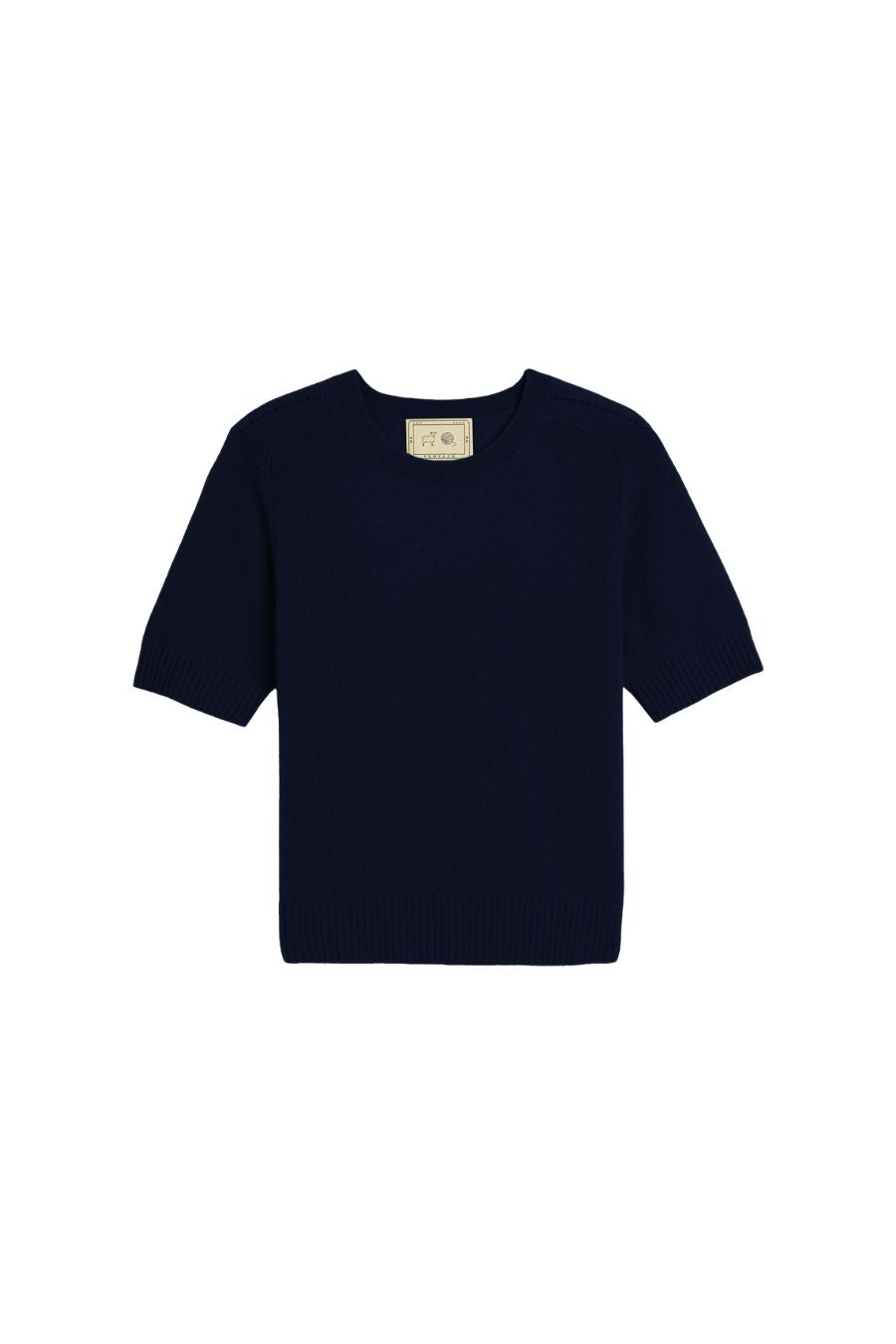 Kyla Cashmere Top in Navy