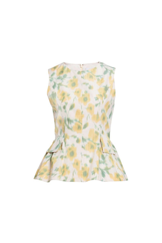 Astrid Top in Butter Multi