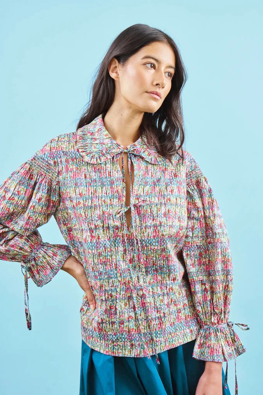 Julia Top in Elysian Smock