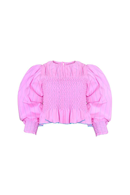 Eubanks Top in Watermelon Stripe