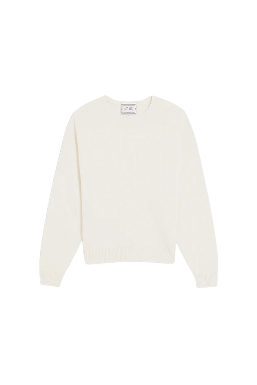 Artemis Cashmere Sweater in Ivory