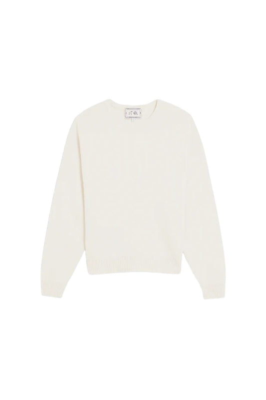 Artemis Cashmere Sweater in Ivory