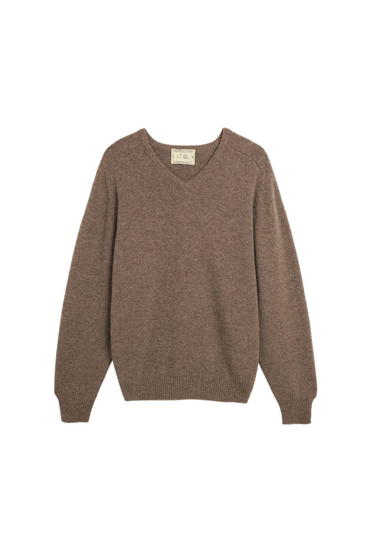 Jovie Cashmere Sweater in Non-Dye Beige