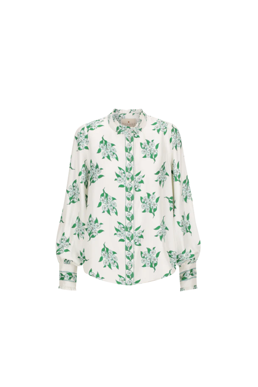 Nyra Shirt in Emerald Blossom