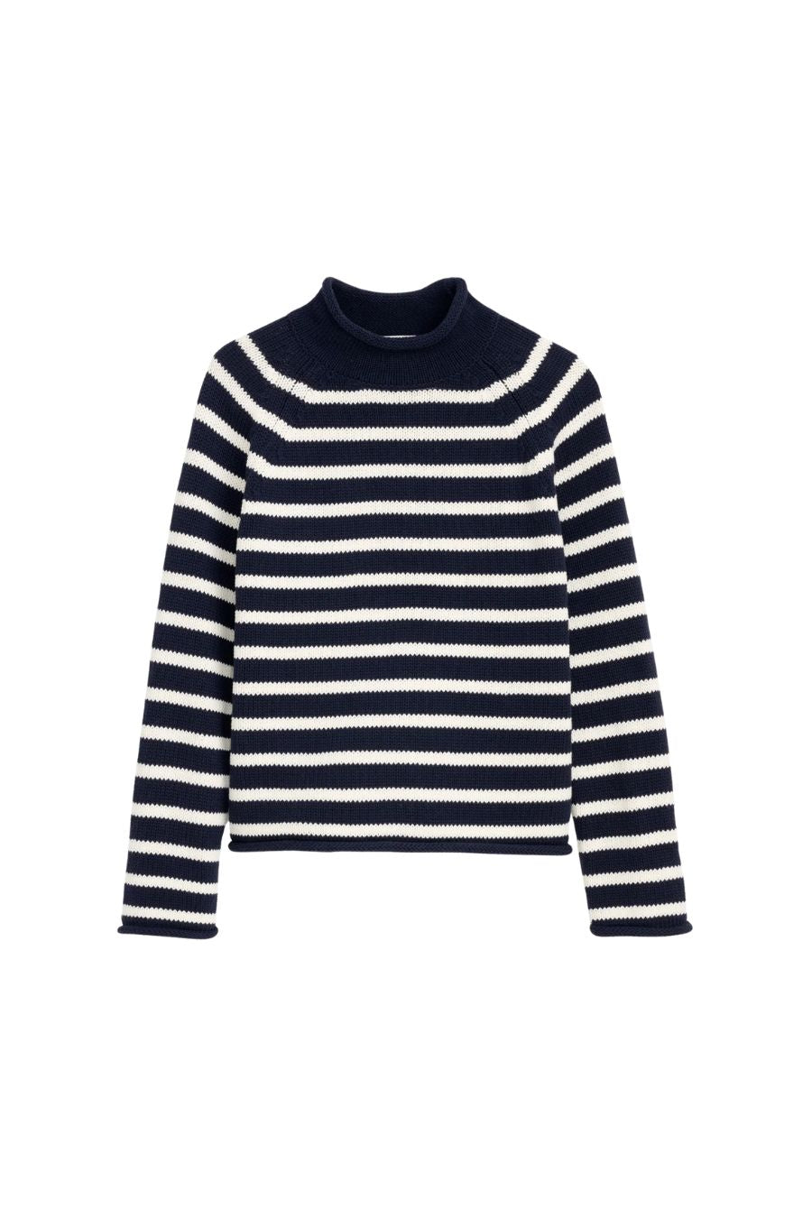 Eastport Rollneck in Navy/Sea Salt