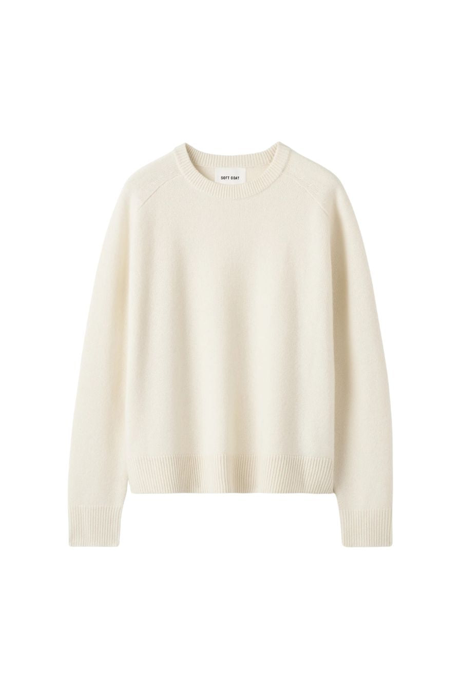 Boyfriend Crewneck in Feather White