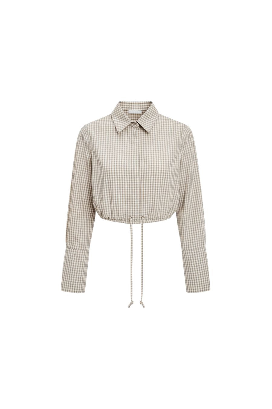 Mazi Top in Tan/White