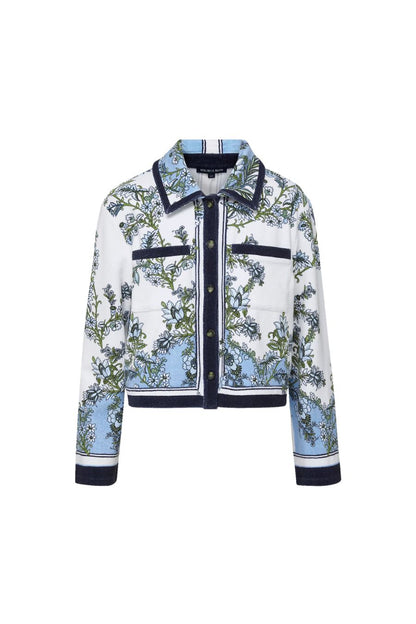 Novelle Button-Down Shirt in Blue Jay Multi