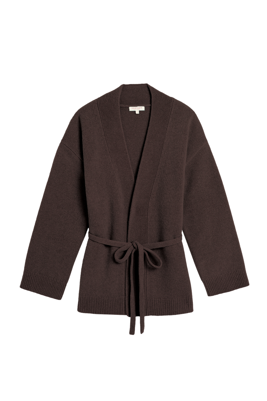 Kali Wool Yak Cardigan in Espresso