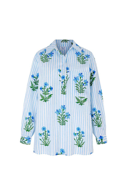 Alba Shirt in Lily Stripe