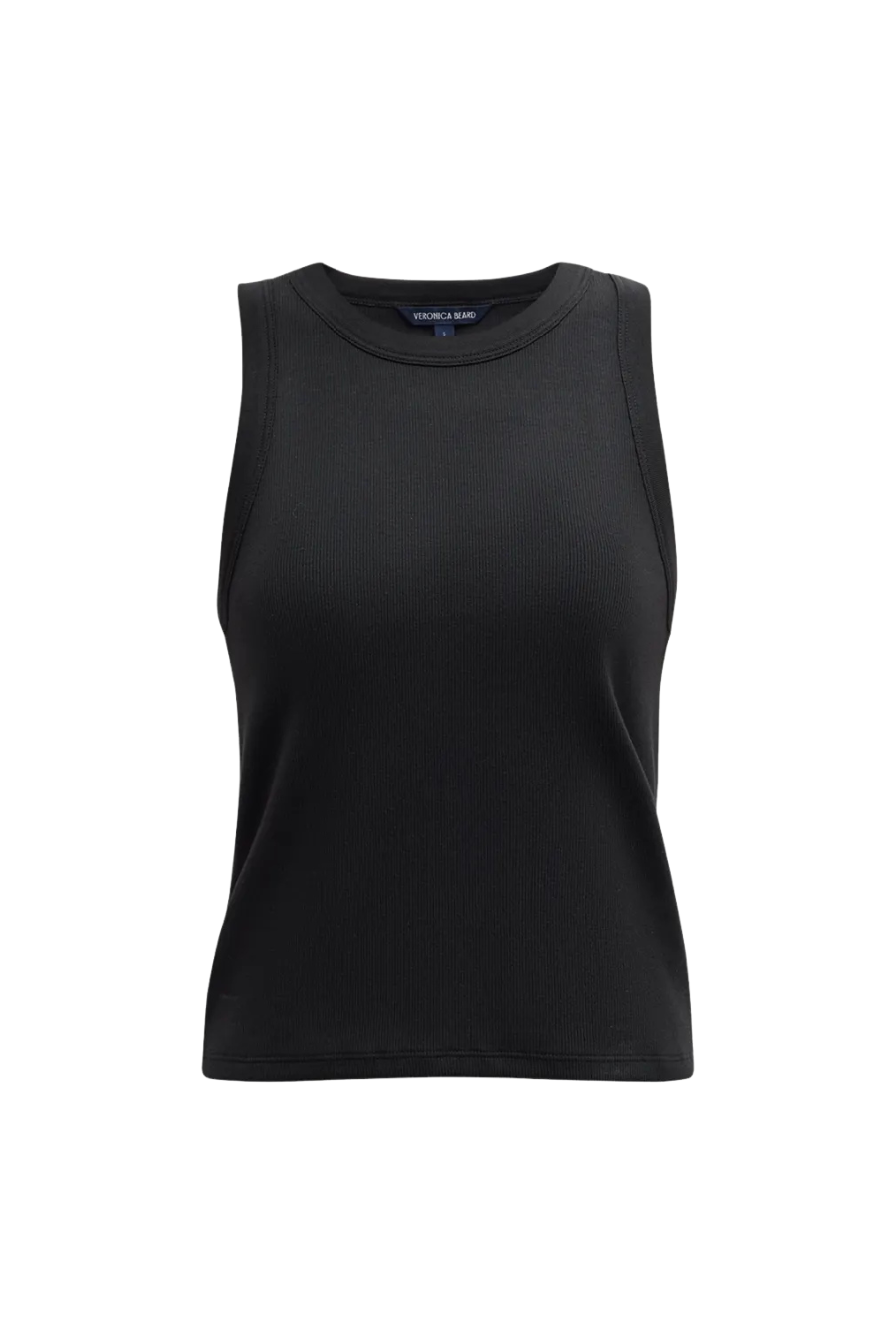 Jordyn Cropped Tank Top in Black