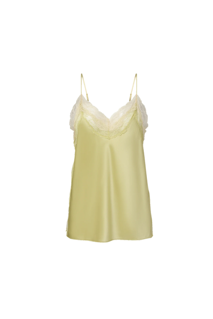 Johanan Stretch-Silk Camisole in Pistachio
