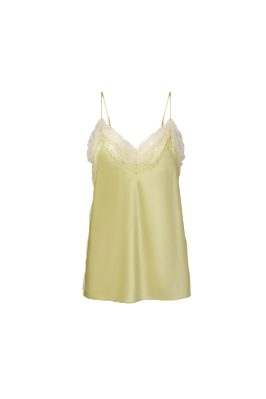 Johanan Stretch-Silk Camisole in Pistachio