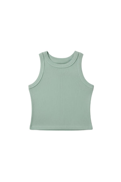 Isabel Rib Tank In Cadet