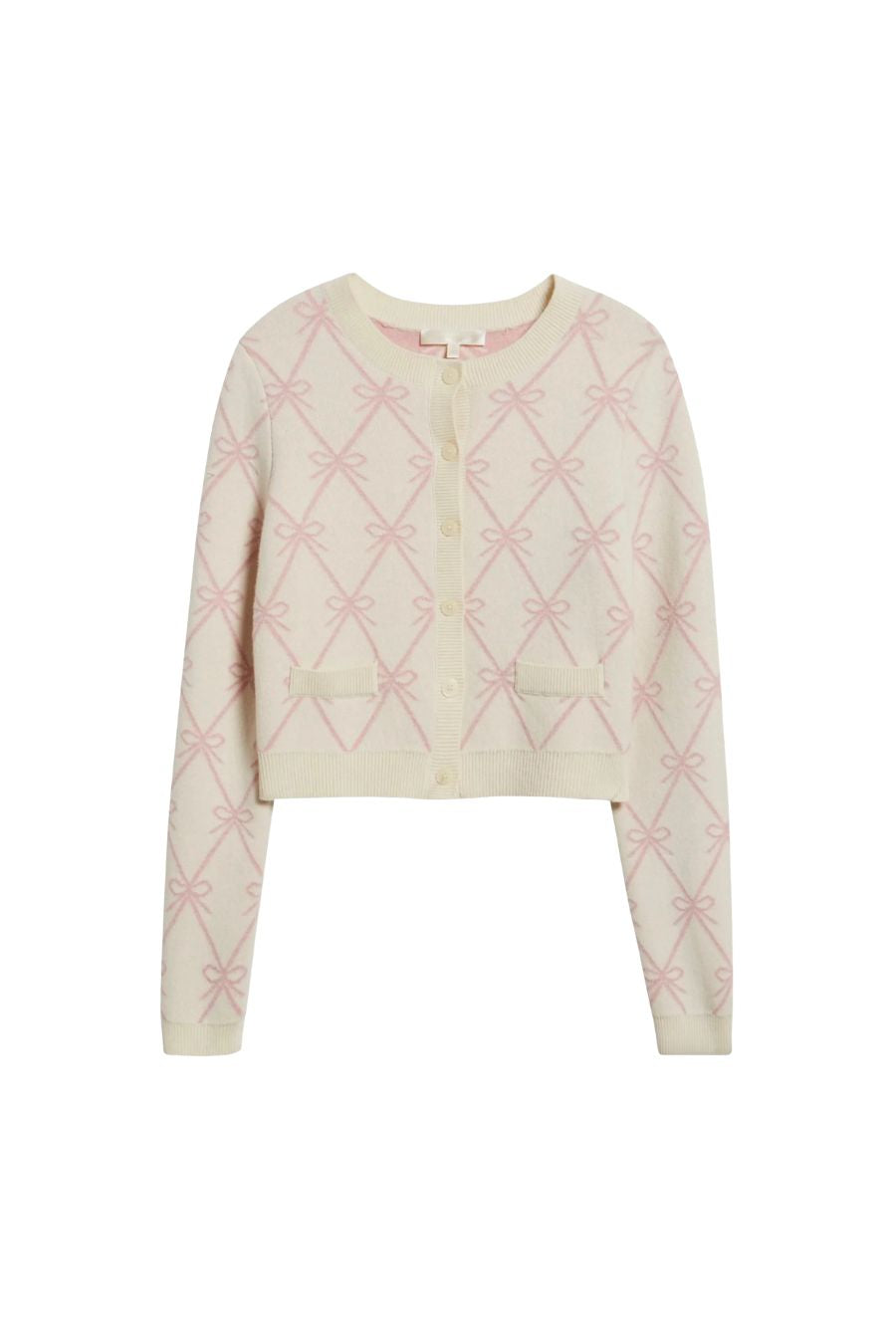 Veronika Cardigan in Milk Rose