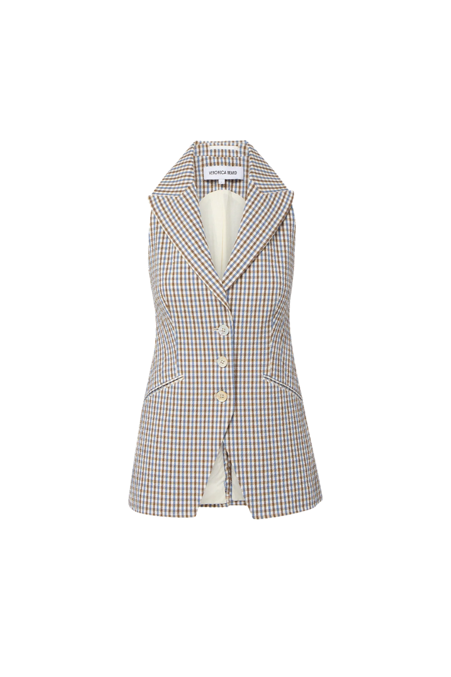 Costa Gingham Vest