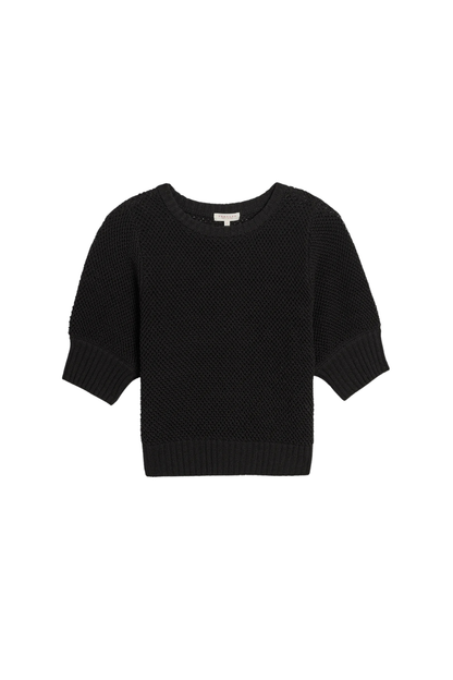 Sherry Cotton Top in Black